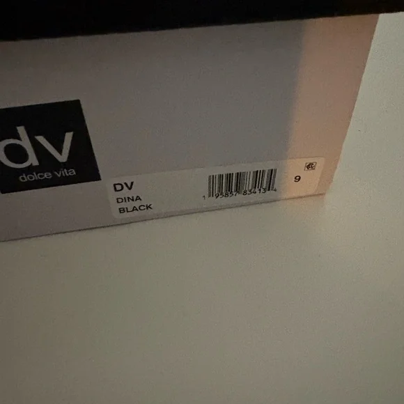 Dolce Vita Black and Tan Platform Mules - Picture 5 of 8